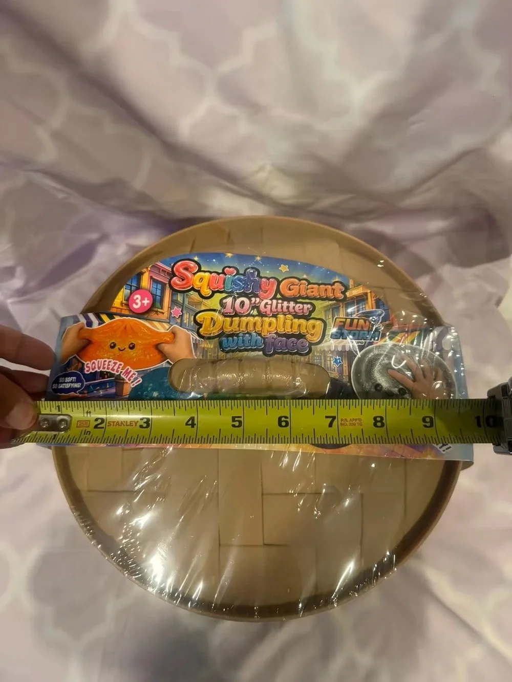 Storm Metallic Gold Giant Squeezy Dough Toy